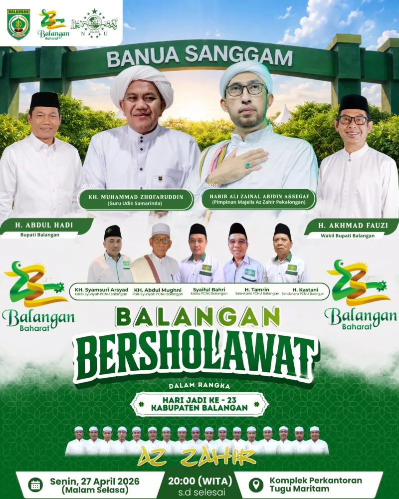 Balangan Bersholawat dalam Rangka Hari Jadi Ke-23 Kabupaten Balangan