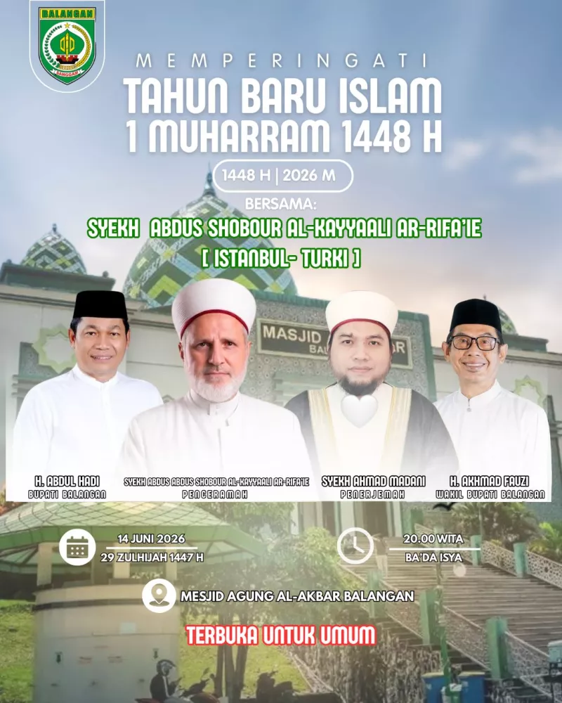 Tahub Baru Islam 1448 H bersama Syekh Abdus Shobour Al-Kayyaali Ar-Rifa'ie dari Instanbul-Turki