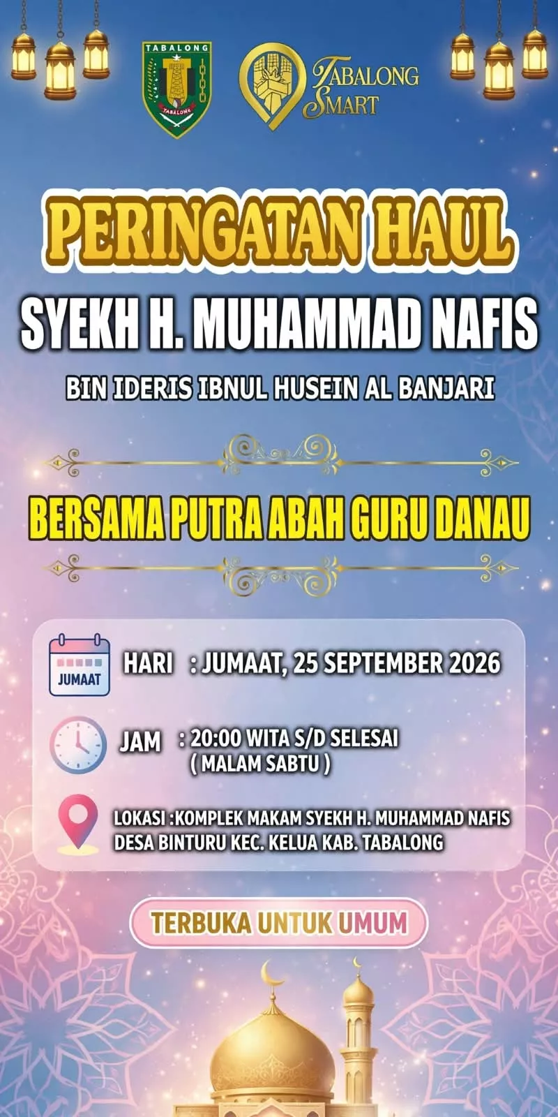 Peringatan Haul Syekh H. Muhammad Nafis bin Ideris Ibnul Husein Al Banjari